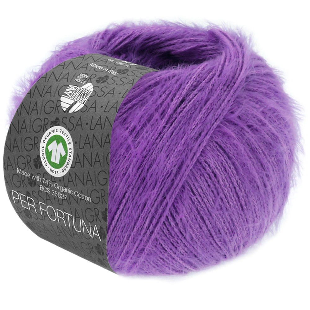 Lana Grossa Per fortuna (Gots) - Lana Grossa -50 violet