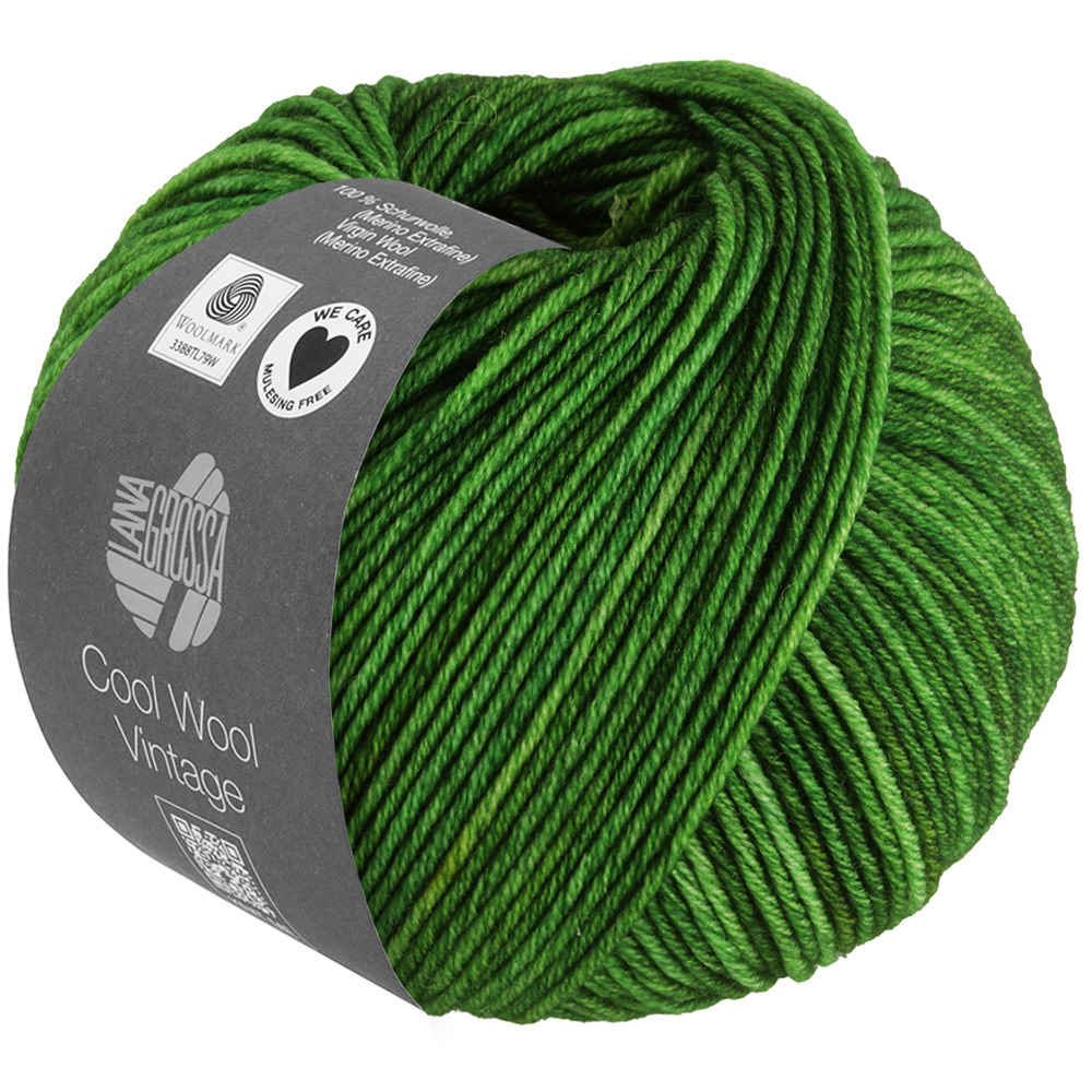 Lana Grossa Cool Wool Vintage -7374 groen-25%