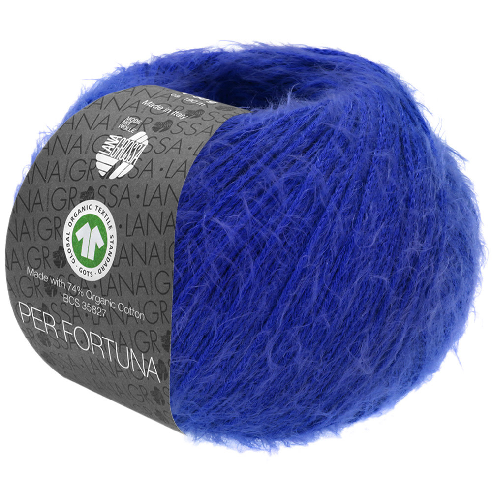 Lana Grossa Per Fortuna (Gots) - Lana Grossa -51 koningblauw
