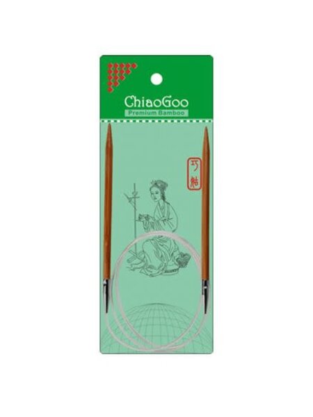 ChiaoGoo ChiaoGoo Rondbreinaalden bamboe 80cm 4.50mm patina