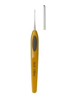 Clover Clover Soft Touch stalen haaknaald 1.25mm