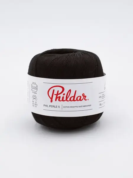 Phildar Phil Perle 5 -2200 Noir