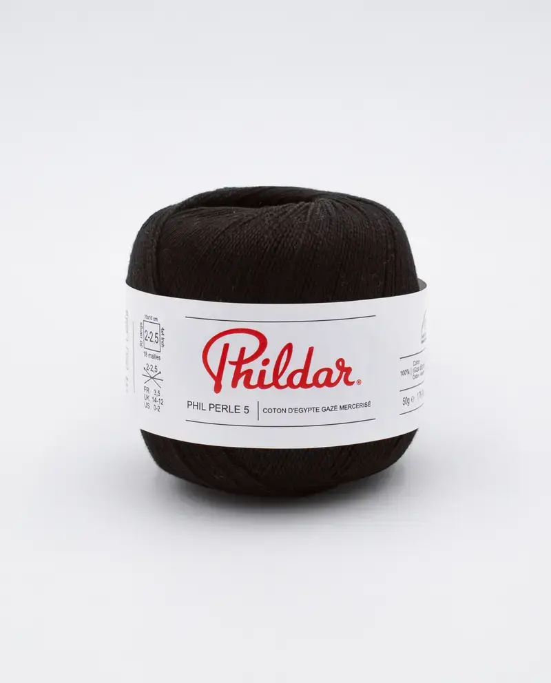 Phildar Phil Perle 5 -2200 Noir