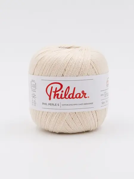 Phildar Phil Perle 5 -Phildar -Ivoire