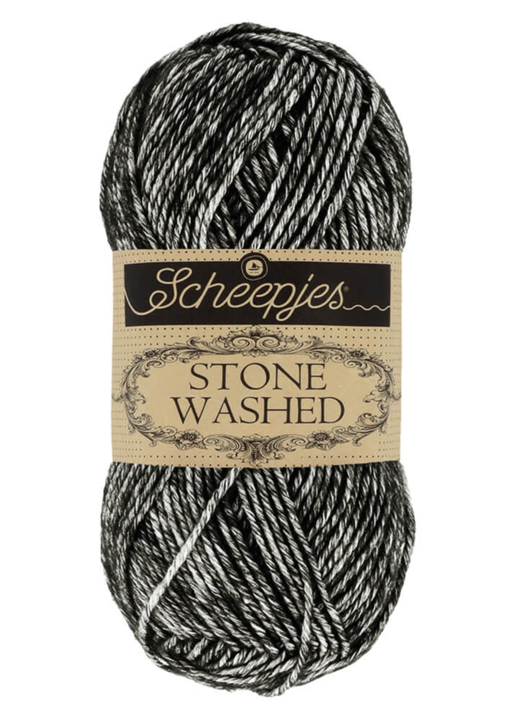 Scheepjes Stone Washed - Scheepjes -803 Black Onvx