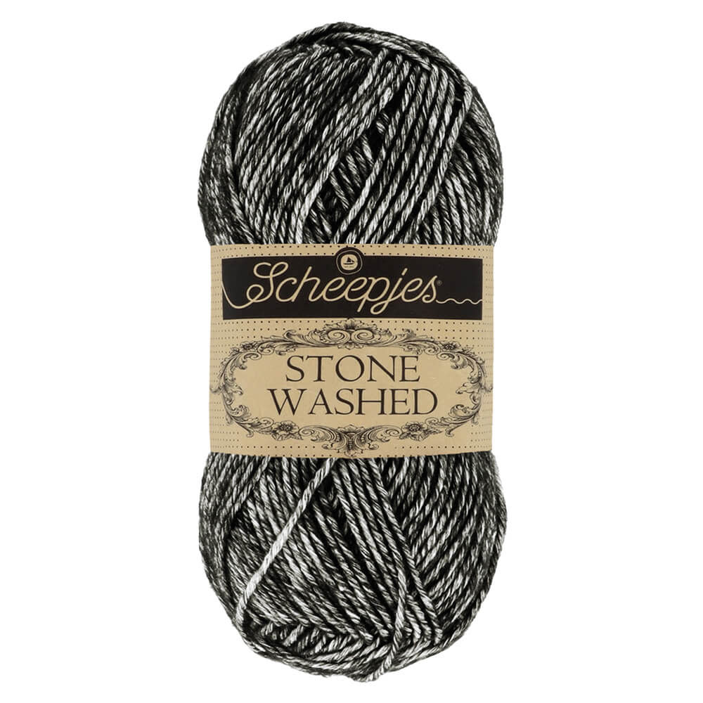 Scheepjes Stone Washed - Scheepjes -803 Black Onvx