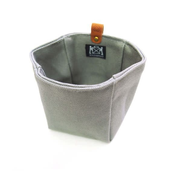 Cohana Cohana Voorgevormde canvas tas grijs