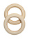 GoHandmade Houten ringen 55mm per 2 stuks