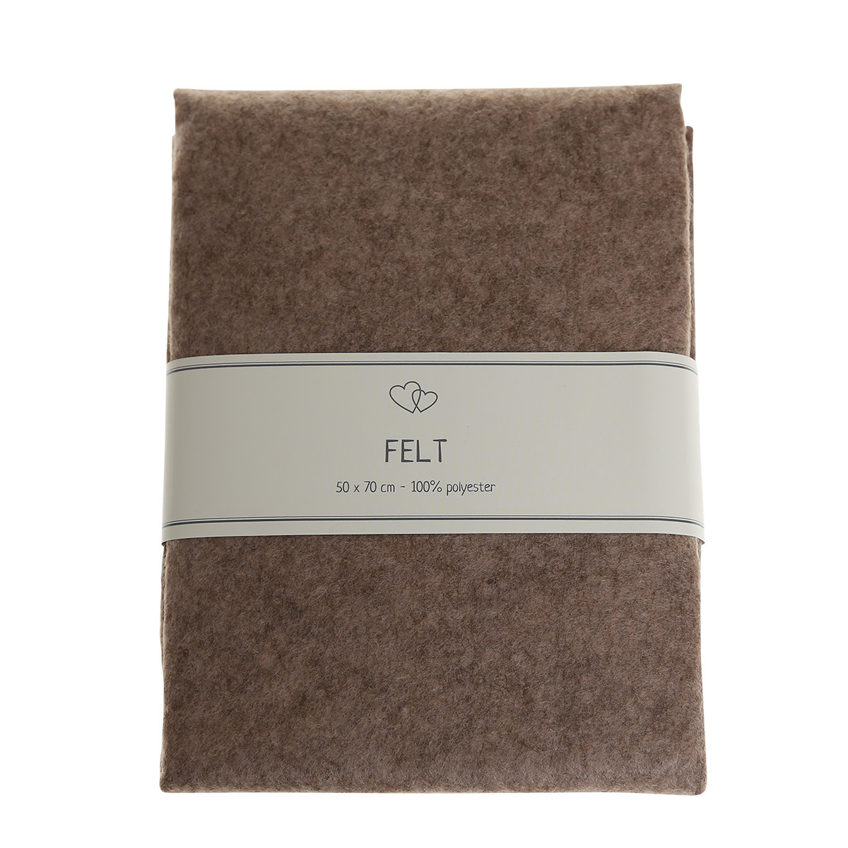 GoHandmade Vilt 1mm kleur beige 50x70cm