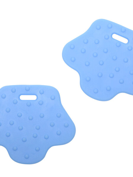 GoHandmade bijtringen dierenvoet kleur baby blauw