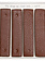 Lederen riemen bruin 8.5 x 1.8cm