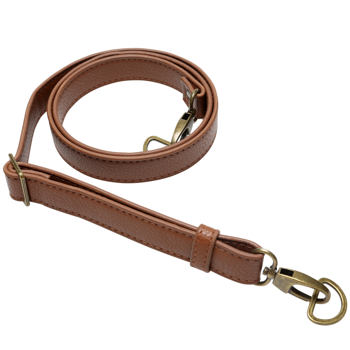 GoHandmade Handtas schouderriem 130cm x 25 mm Bruin/Brons