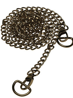 GoHandmade Handtas metalen ketting 120 cm Brons