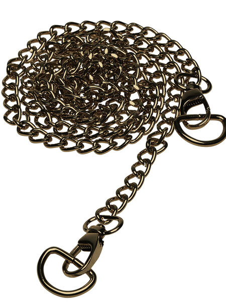 GoHandmade Handtas metalen ketting 120 cm Brons