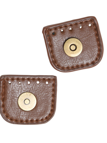 GoHandmade Magnetisch knoop slot 4cm Bruin/Brons