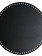 GoHandmade Lederen bodem - rond zwart 30cm diameter