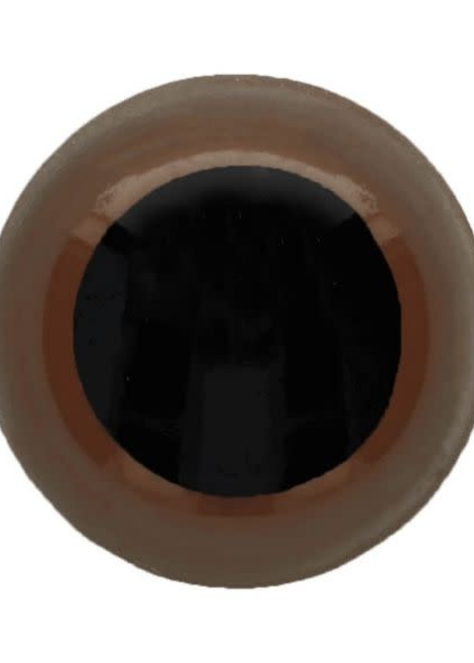 Dierenogen - veiligheidsogen zwart/bruin 10 mm