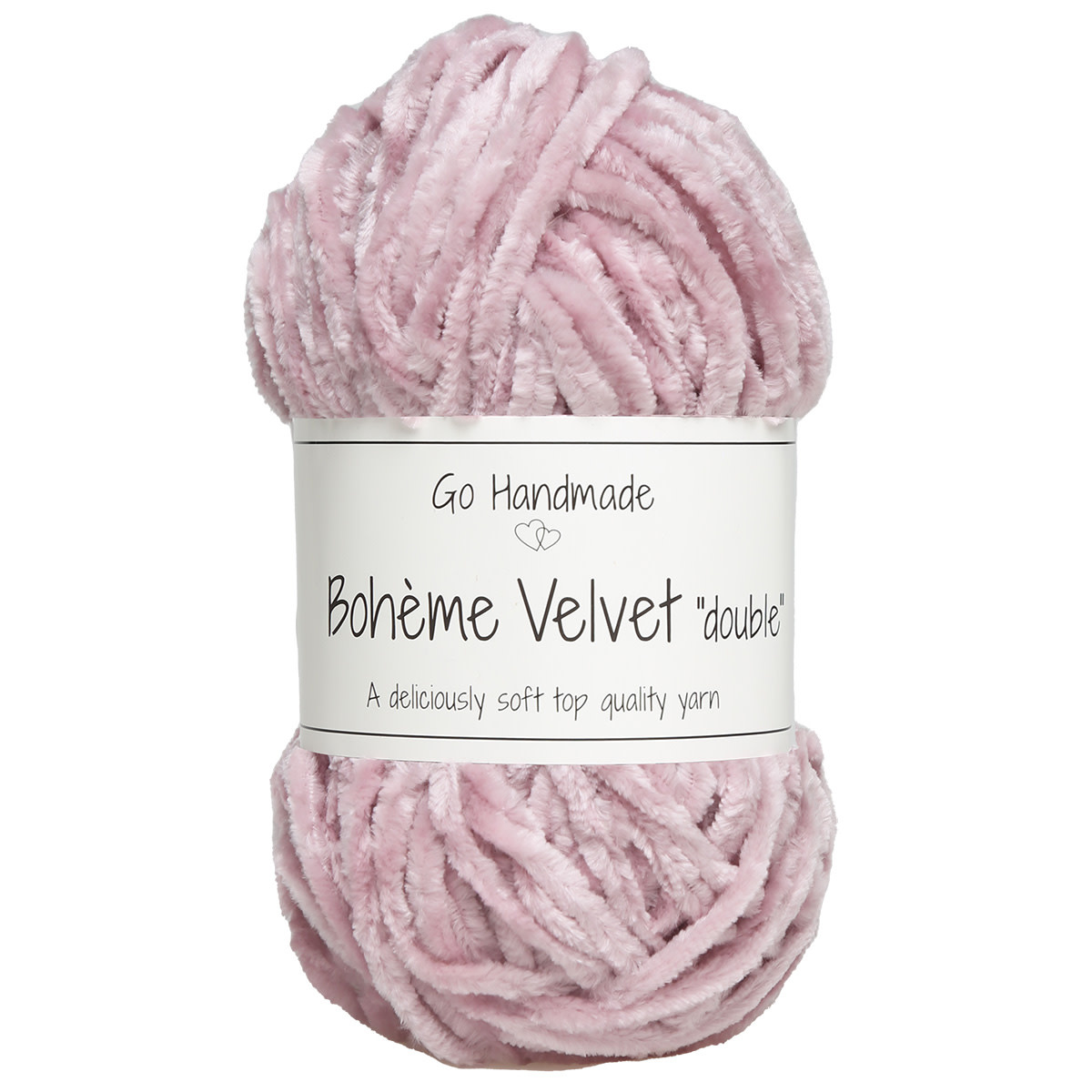 GoHandmade Bohème Velvet "double" -old rose