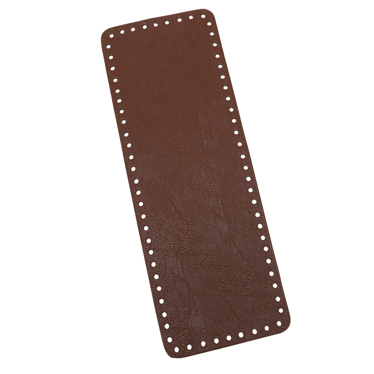 GoHandmade Lederen bodem - rechthoekig bruin 36 x 13 cm
