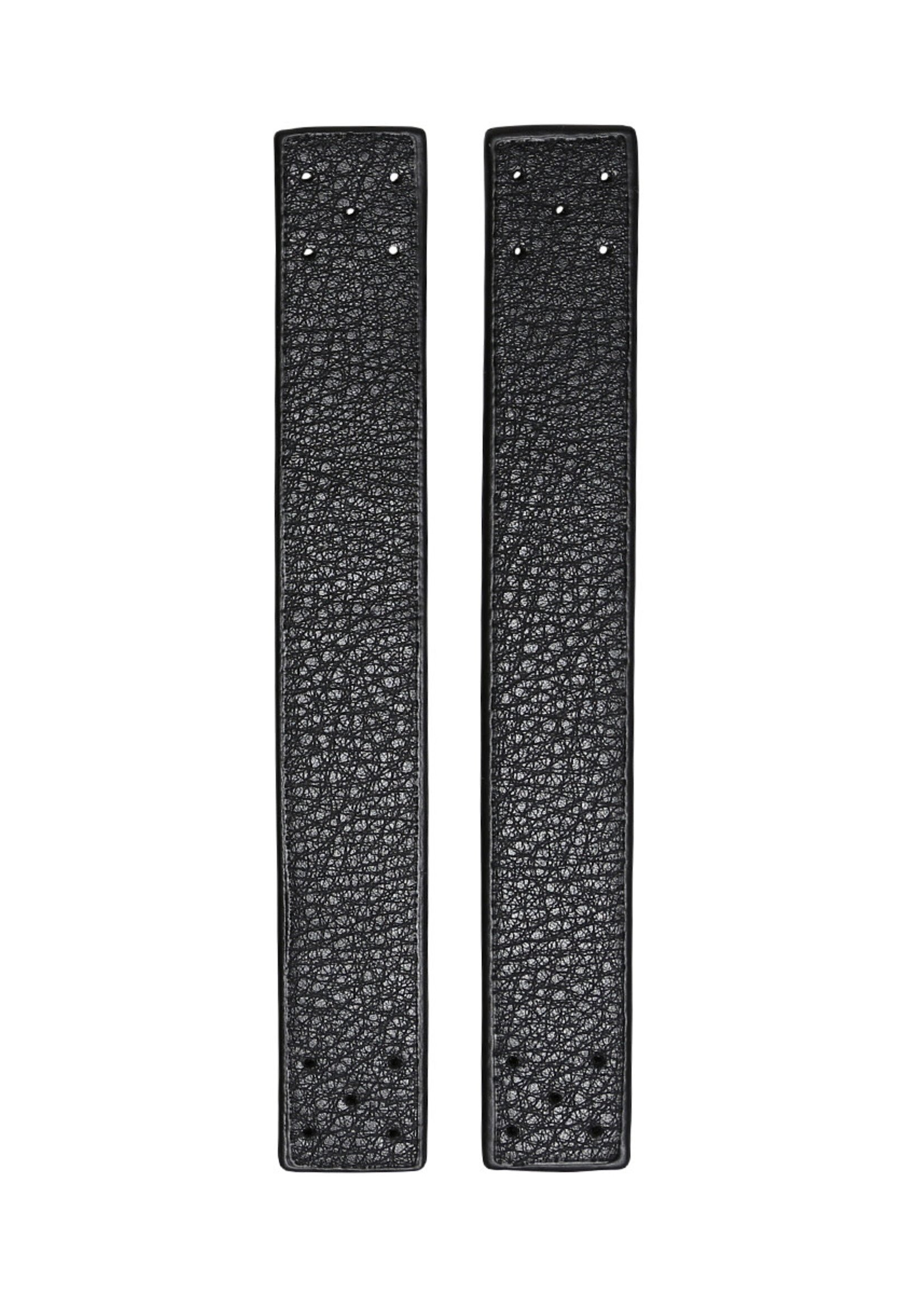GoHandmade Lederen riemen zwart 18 x 2.2cm