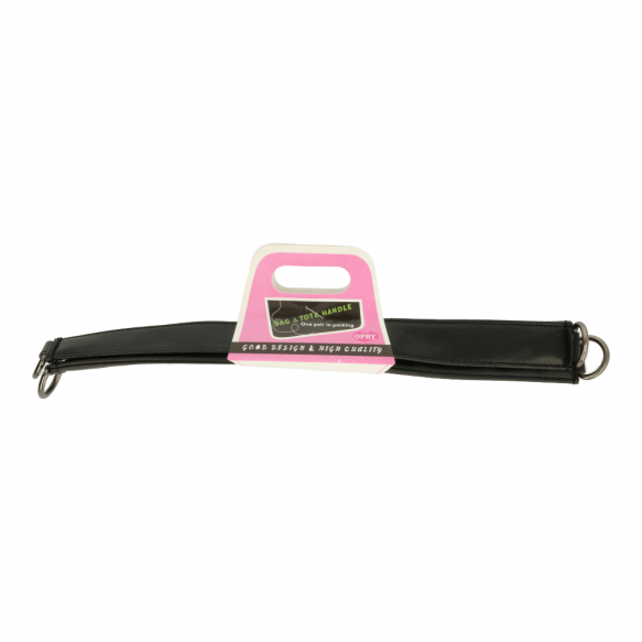 Tasbeugel leer 30cm - zwart