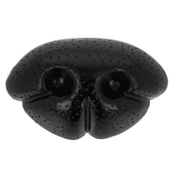 Dierenneuzen 15mm - zwart