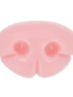 Dierenneuzen 18mm - roze