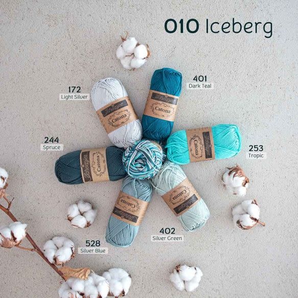 Scheepjes Catona Chroma -010 iceberg