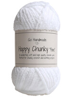 GoHandmade Happy Chunky "fine" white