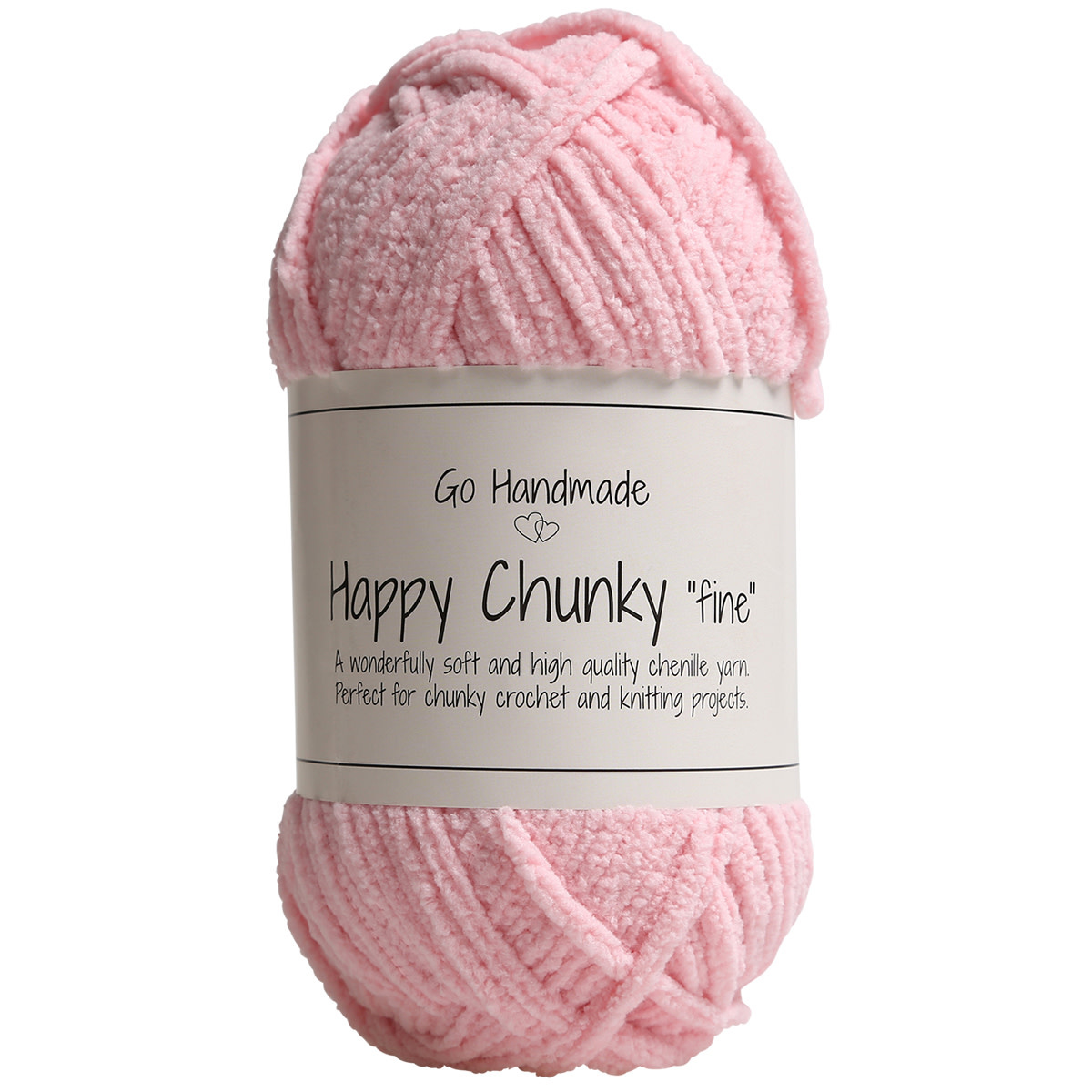 GoHandmade Happy Chunky "fine" light pink