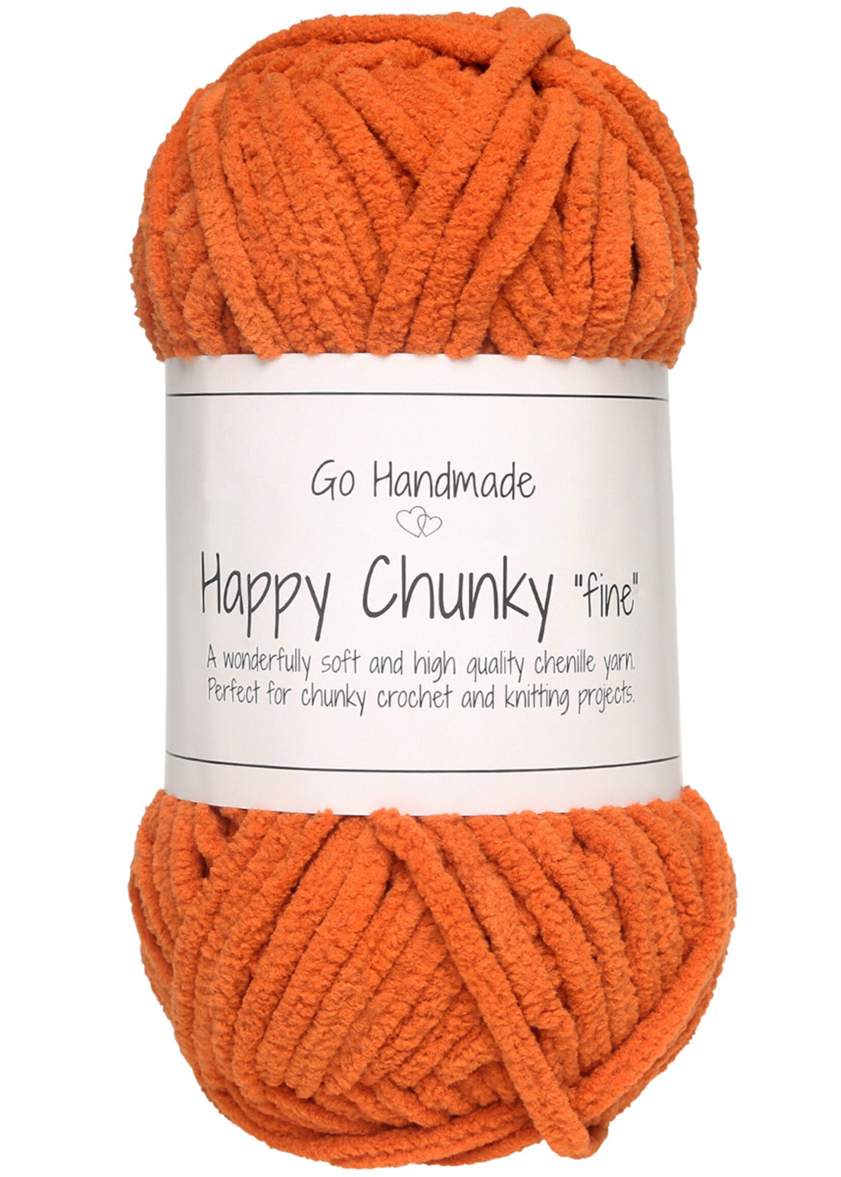 GoHandmade Happy Chunky "fine" rusty brown