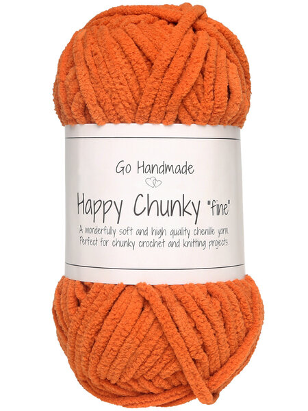 GoHandmade Happy Chunky "fine" rusty brown
