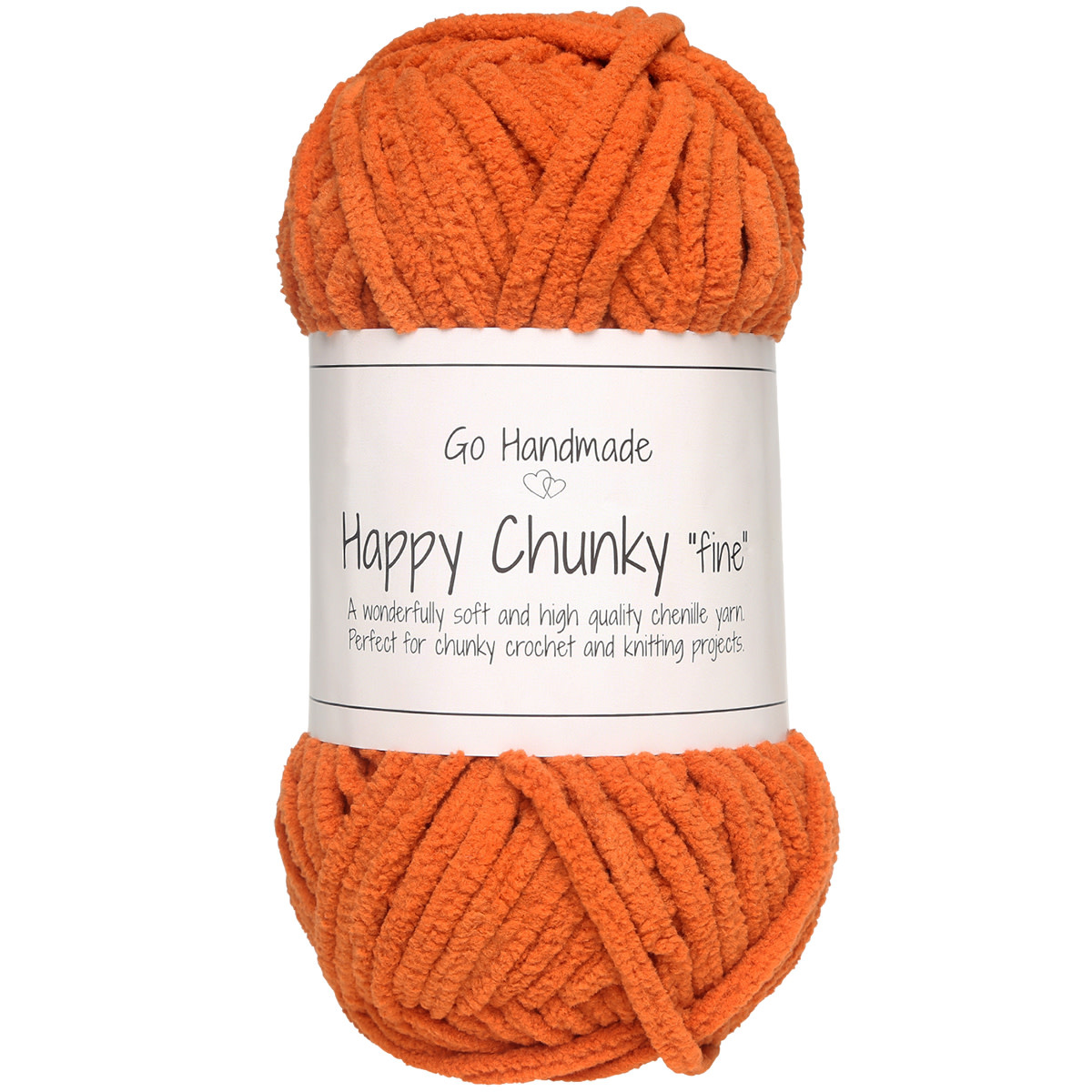 GoHandmade Happy Chunky "fine" rusty brown