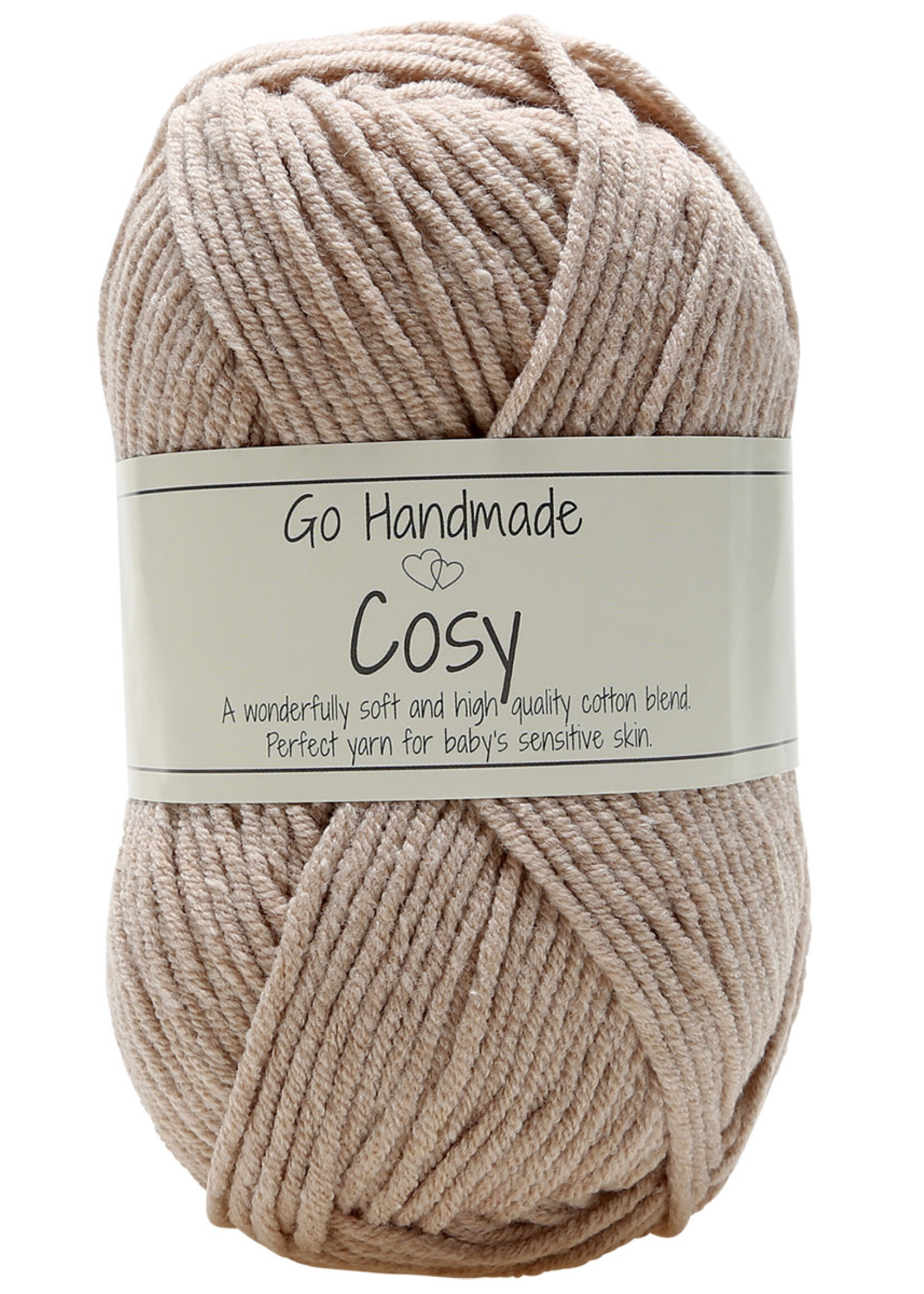 GoHandmade Cosy -pastel brown -Go handmade