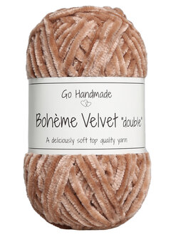 GoHandmade Bohème Velvet "double" -nougat