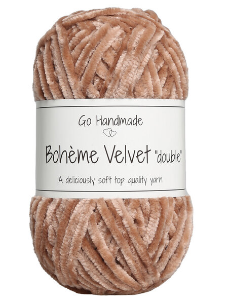 GoHandmade Bohème Velvet "double" -nougat