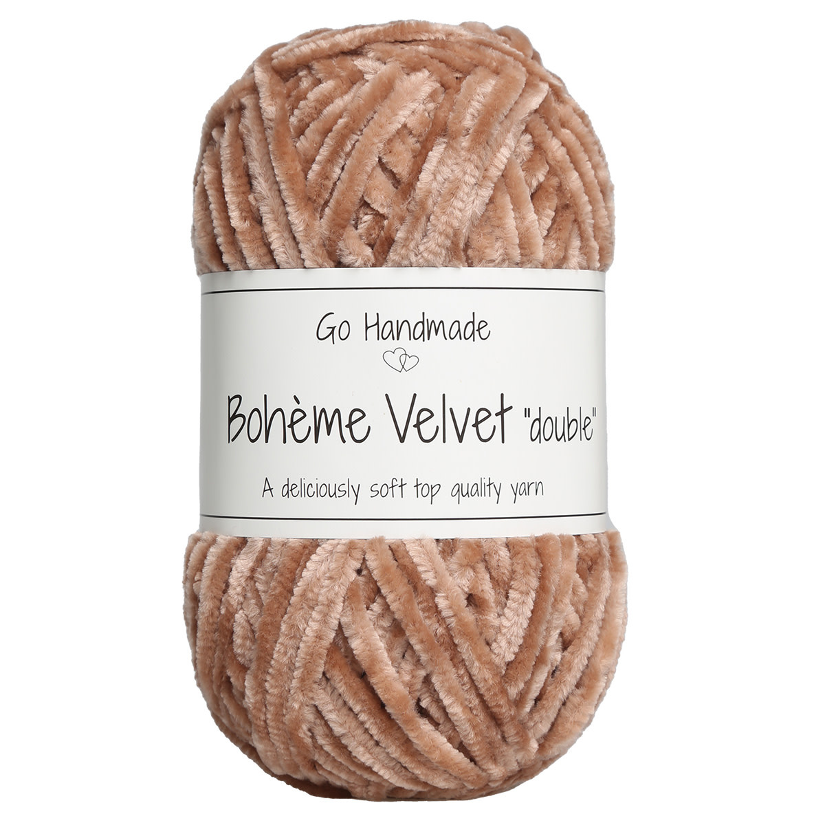GoHandmade Bohème Velvet "double" -nougat