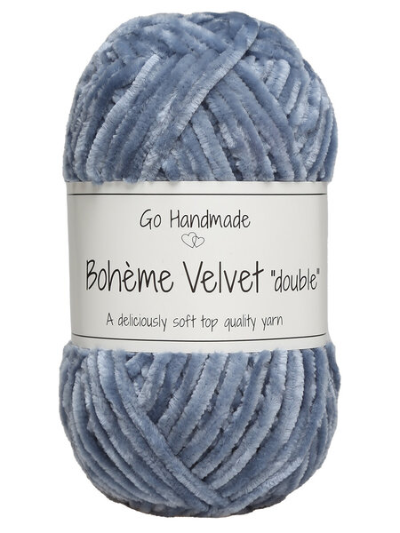 GoHandmade Bohème Velvet "double" -jeans blue