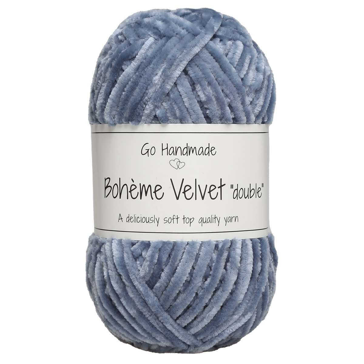 GoHandmade Bohème Velvet "double" -jeans blue
