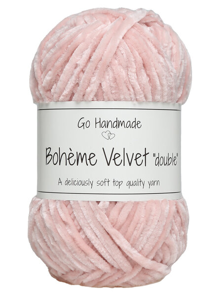 GoHandmade Bohème Velvet "double" -cameo rose