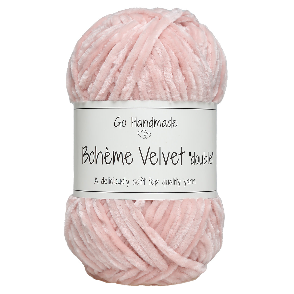 GoHandmade Bohème Velvet "double" -cameo rose