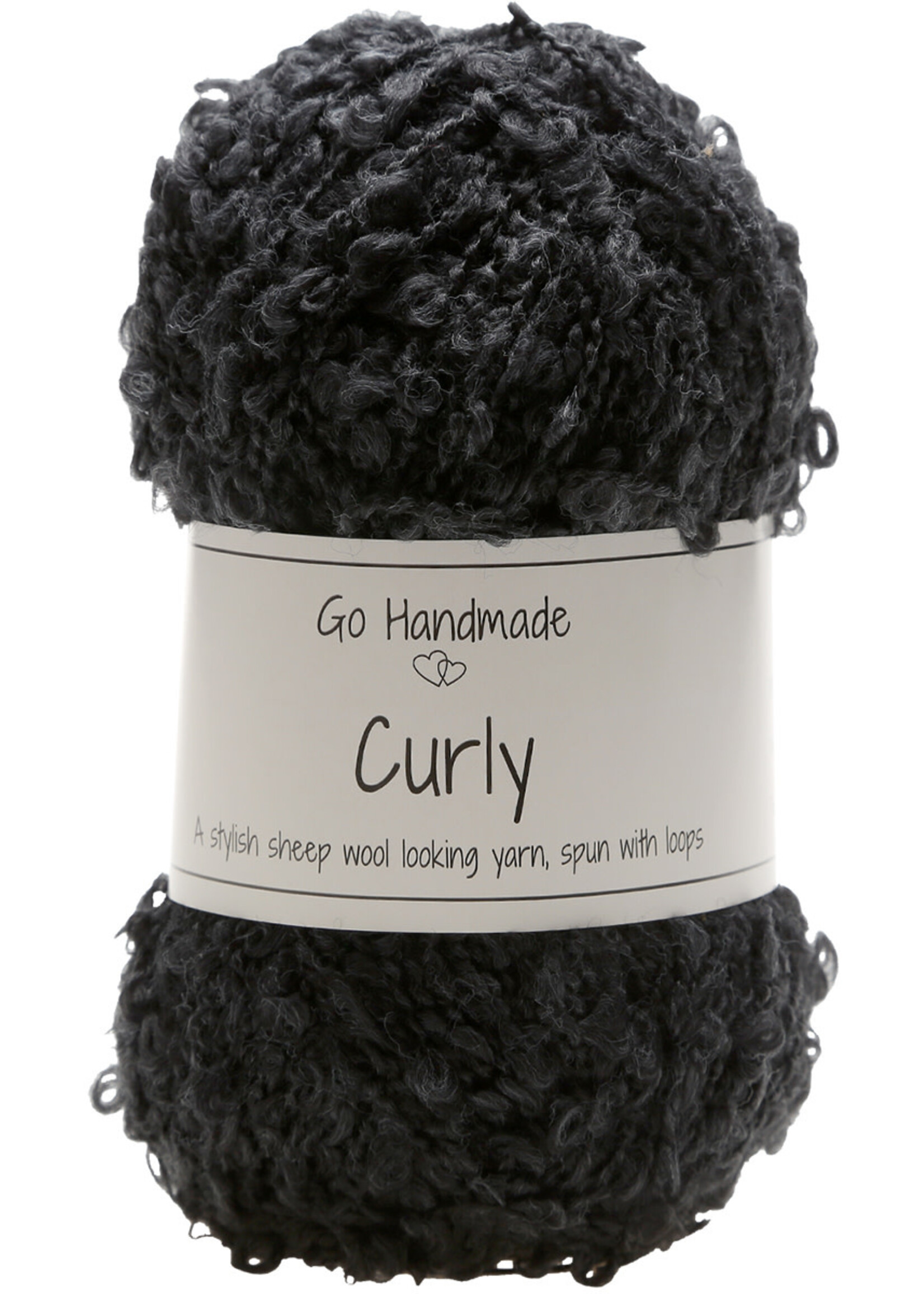 GoHandmade Curly -black 17645