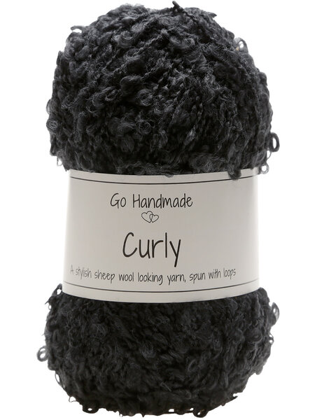 GoHandmade Curly -black 17645