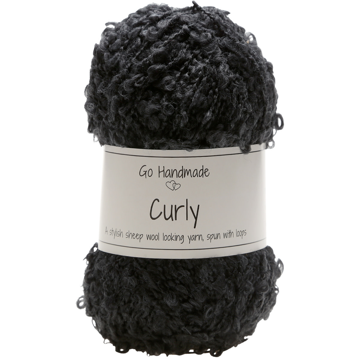 GoHandmade Curly -black 17645