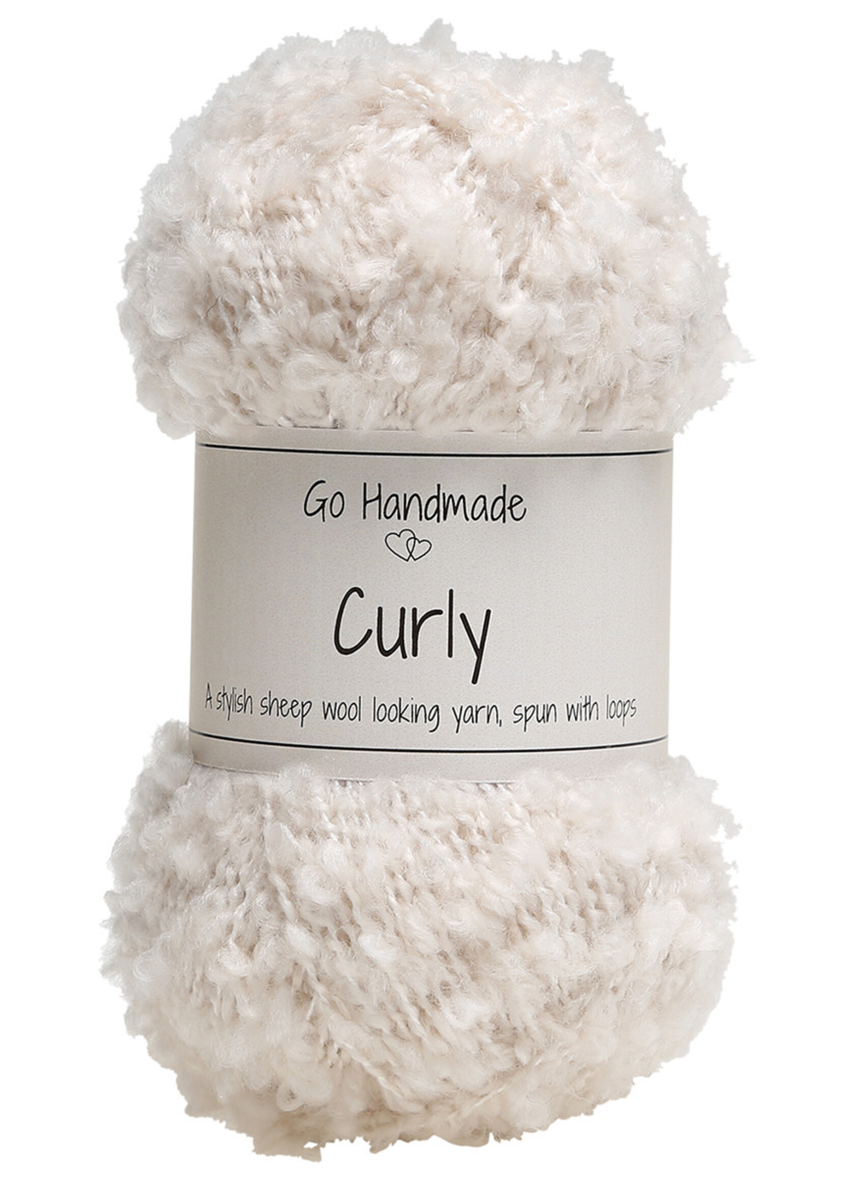 GoHandmade Curly -beige 17640