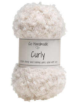 GoHandmade Curly -beige 17640