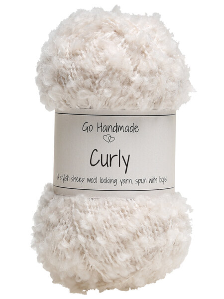 GoHandmade Curly -beige 17640