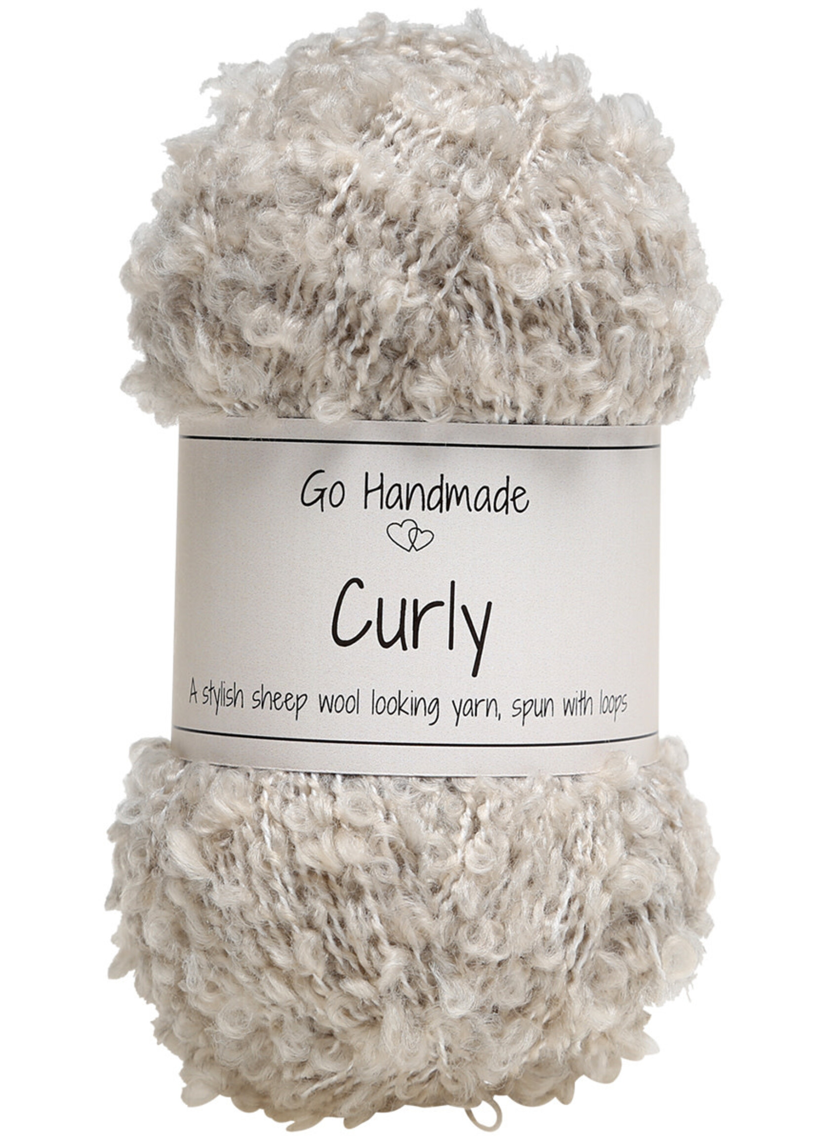 GoHandmade Curly -light grey