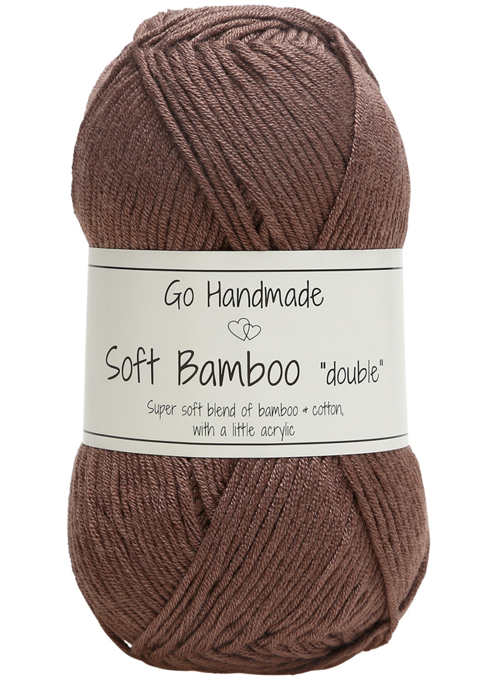 GoHandmade Soft Bamboo "double" -caramel brown