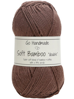 GoHandmade Soft Bamboo "double" -caramel brown